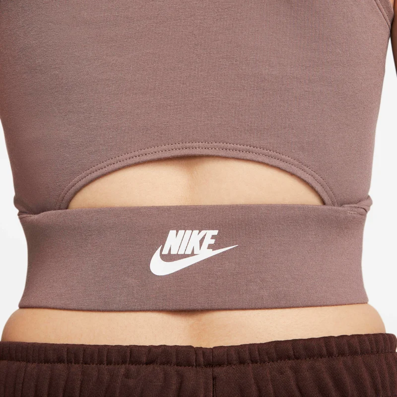 Nike Brown Women's Sportswear Dance Cropped Tank Top for Women | Best Price UAE