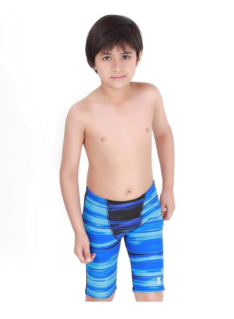 TYR LumenBoysJammer,24(Blue-Black) - Image 1