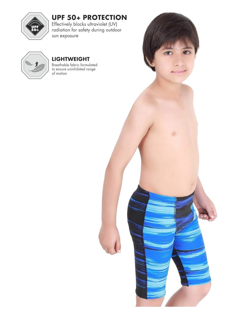 TYR LumenBoysJammer,24(Blue-Black) - Image 3