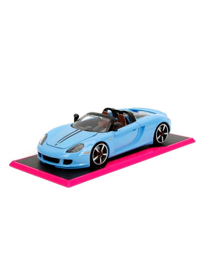 JADA Pink Slips Le Mans 2005 Porsche Carrera Gt Die-Cast Car (1:24, Blue) - Image 2
