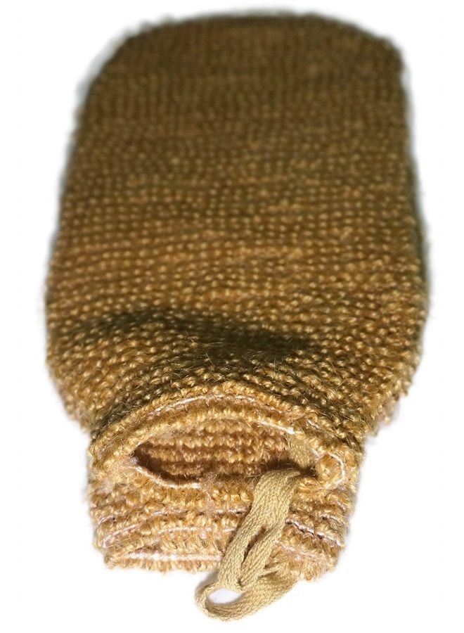JINS-Hung 2 Pieces(5.1×9.0 inches) Natural Vegetable Fiber Exfoliating Sisal Bath Spa Shower Scrubber Loofah Rub Glove Mitt Mitten - Great for Your Skin Care in The Bath - Anti - Image 3