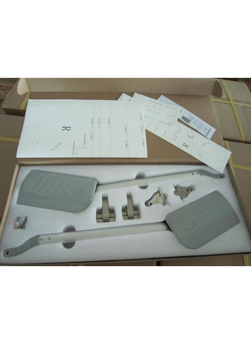 DBR DBR Aluminium Kitchen Cabinet Double Door BiFold LiftUp Fitting System Grey  - Image 4