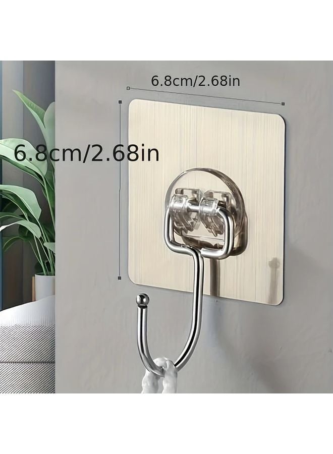 30pcs Ultra Strong Adhesive Wall Hooks Transparent Reusable Waterproof Oilproof - Image 5