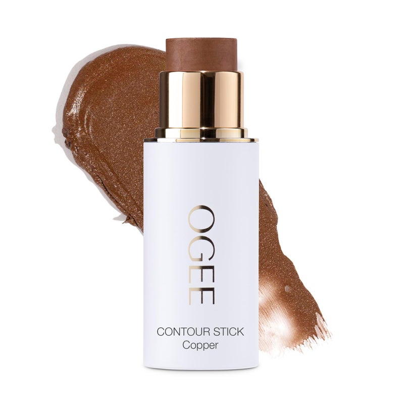 Ogee Sculpted Face Stick (COPPER - RADIANT COCOA) Certified Organic Bronzer Stick & Contour Makeup - Multi-Use Bronzer Stick for Face - Image 1