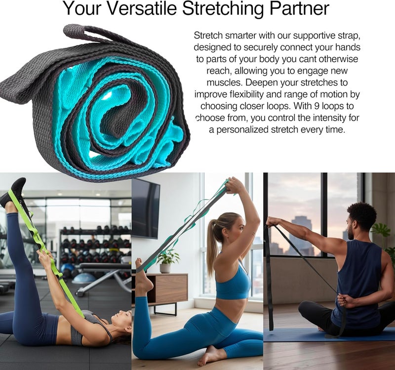 321 STRONG 5 in 1 Foam Roller Set with Hollow Core Deep Tissue Massager, Muscle Roller Stick, Stretching Strap, Spikey Plantar Fasciitis Ball, and Carry Bag, with 4K eBook - Image 4