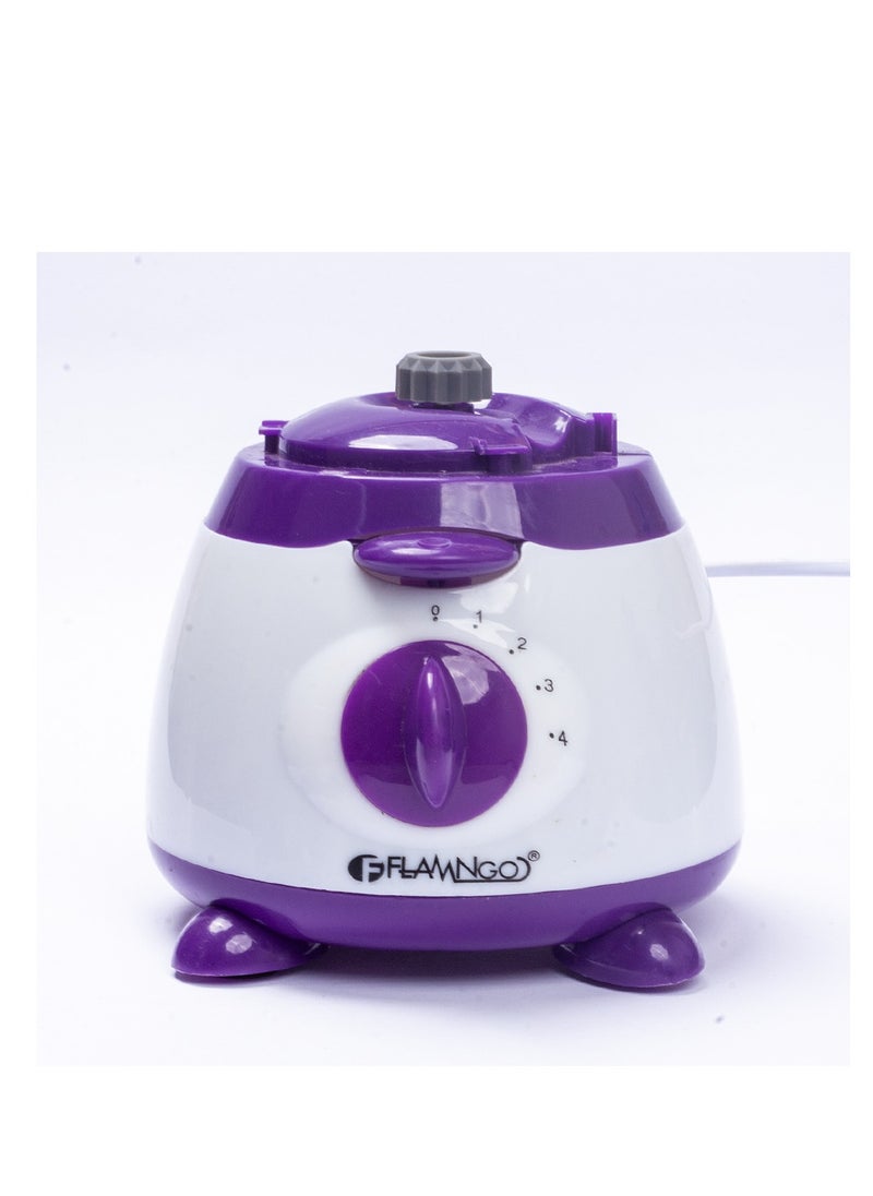 Multi-Functional Electric Blender 400W - 1.5L with 2 Grinders & 4 Speeds - Purple