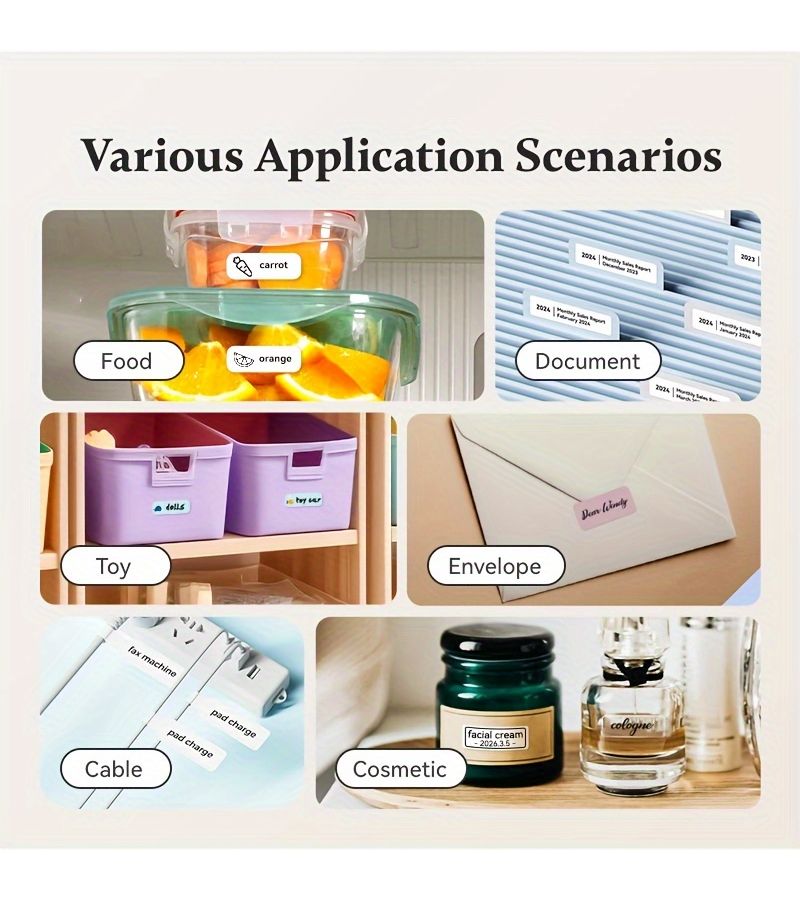Purple Portable Wireless Thermal Printer for Photos Labels Notes Compatible with iOS Android - Image 4