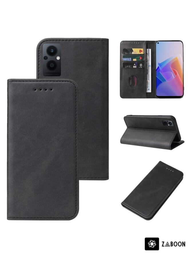 Zaboon Protective Case For OPPO F21 Pro 5G Magnetic Closure Leather - Image 1