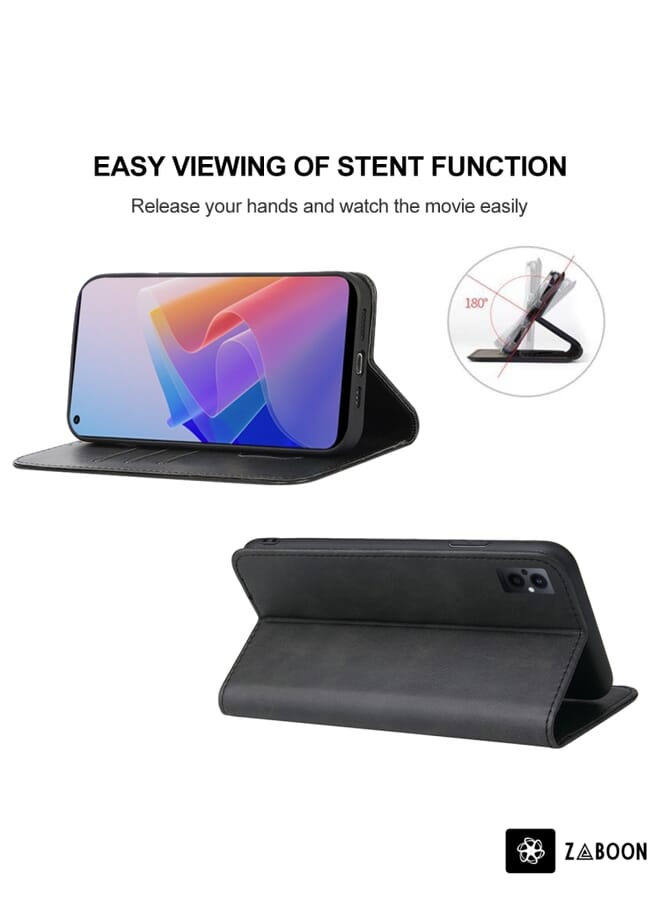 Zaboon Protective Case For OPPO F21 Pro 5G Magnetic Closure Leather - Image 4