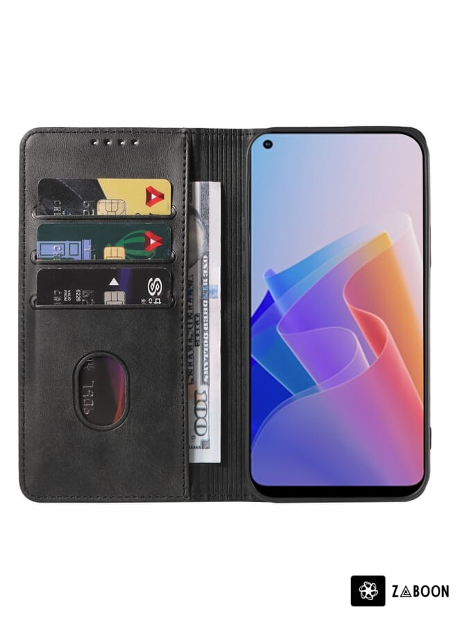 Zaboon Protective Case For OPPO F21 Pro 5G Magnetic Closure Leather - Image 3