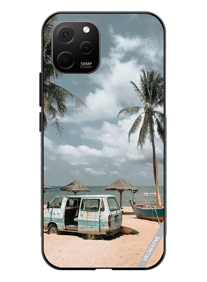 VR CREATIVE Protective Case Cover For Huawei Nova Y61 Moody Summer Day Design Multicolour - Image 1