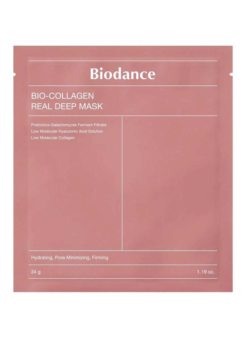 Bio-Collagen Real Deep Mask Hydrating Overnight Mask Pore Minimizing 8PCS