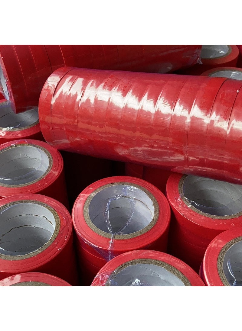 Generic Tennis badminton hand glue special adhesive sealing strip electrical insulation electrical adhesive tape 1 roll 30 meters long Red