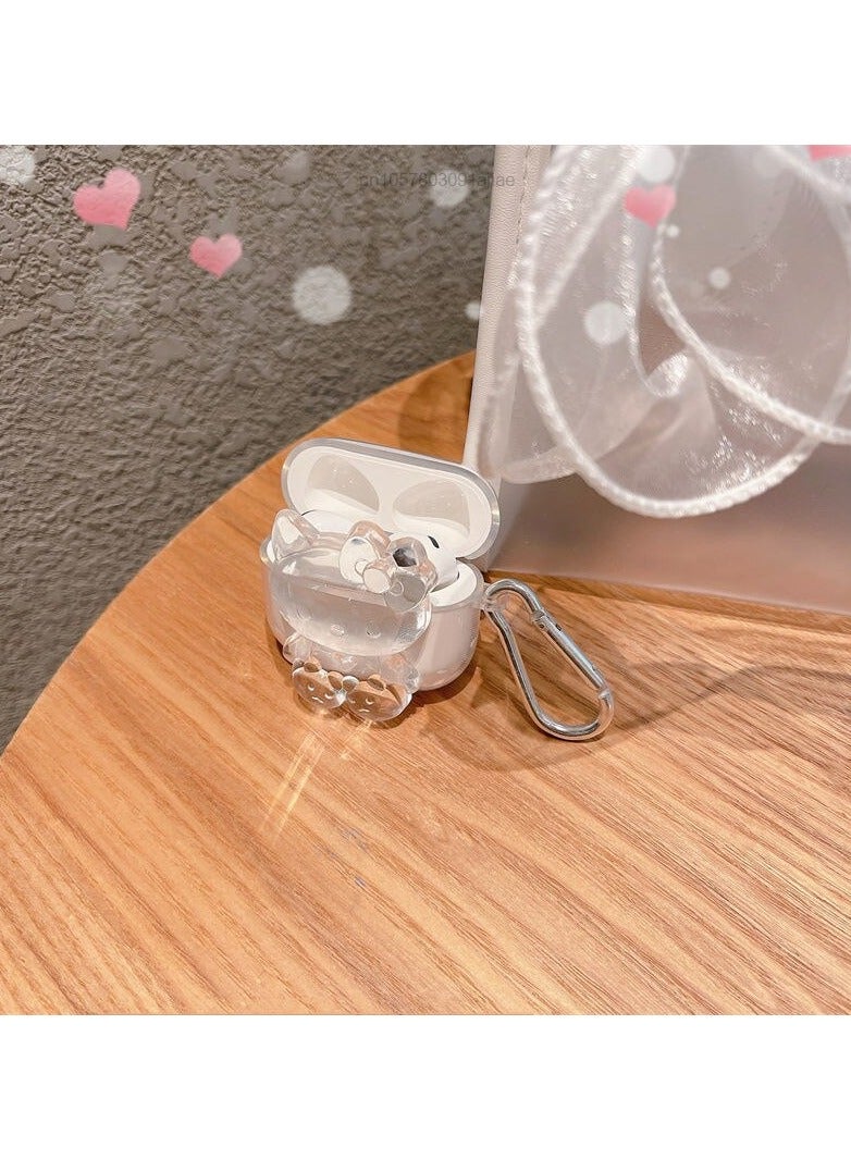 Transparent Aesthetic For AirPods3 Wireless Earphone Case Protective Cover Soft - Image 5