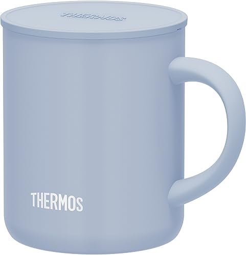 THERMOS JDG-352C ASB Stainless Steel Vacuum Insulated Mug, 11.8 fl oz (350 ml), Ash Blue - Image 1