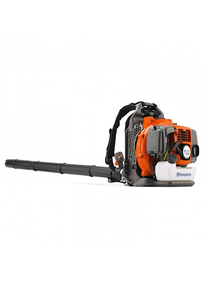 Husqvarna Husqvarna 350BT Gas Leaf Blower, 50.2-cc 2.1-HP 2-Cycle Backpack Leaf Blower with 692-CFM, 180-MPH, 21-N Powerful Clearing Performance and Ergonomic Harness System  - Image 1