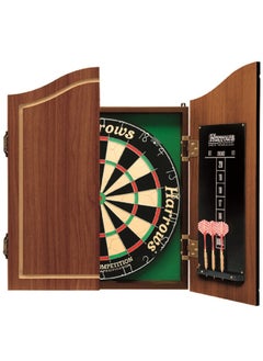 Harrows Wood Dartboard Cabinet Full Set  - Image 3