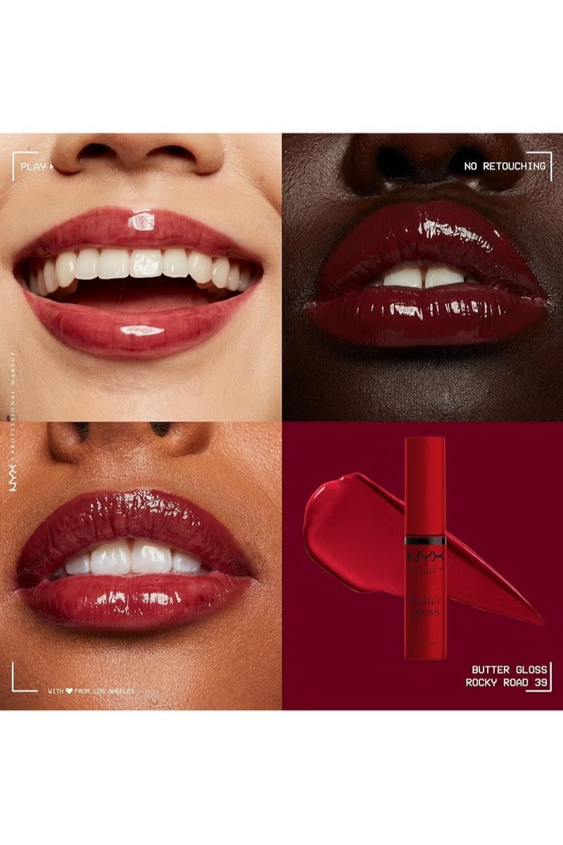 NYX PROFESSIONAL MAKEUP Butter Lip Gloss - Rocky Road - Image 4