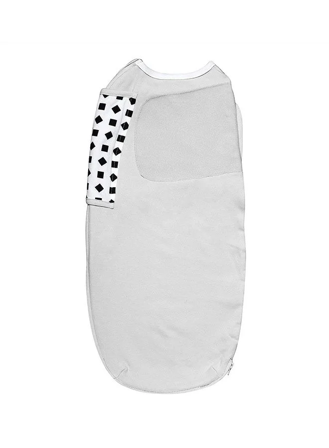 نانيت Breathing Wear Swaddle Works Pro Monitor To Track Breathing Motion Sensor Free For Baby Safety, Real Time Alerts, 100% Cotton, Size Small, 3 To 6 Month - White