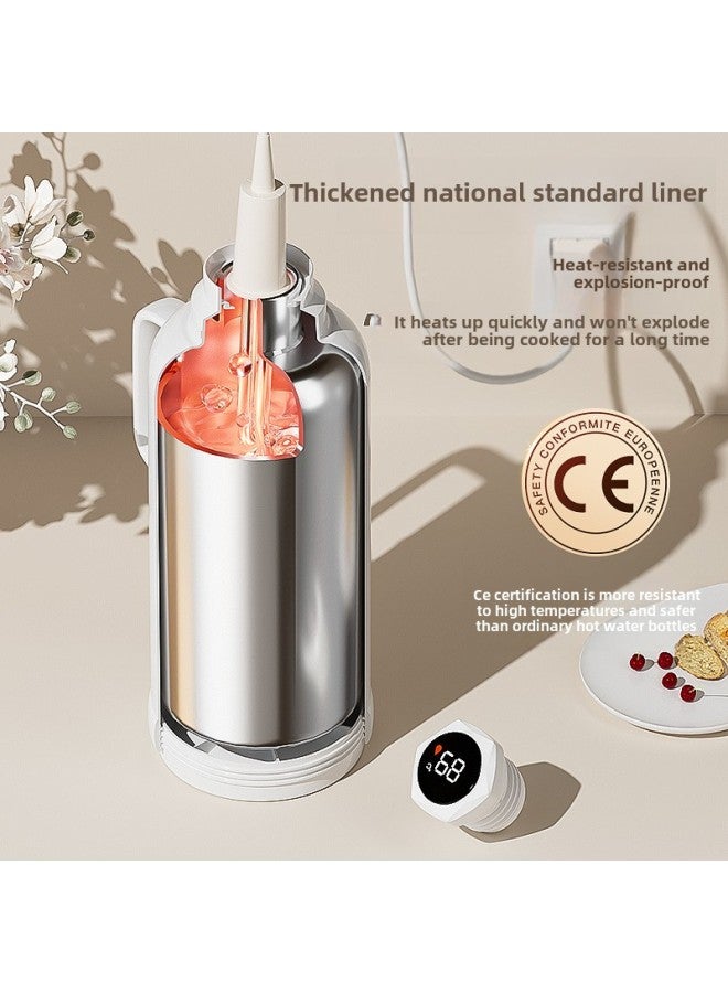Heat Preservation Kettle Household Large Capacity Warm Kettle Warm Dormitory Student Hot Pot Old-fashioned Thermos Thermos Thermos Thermos-Color:2000ml ( 2kg Water) Comes With A One-year Warranty-Capacity:[green] Double-layer Silver-plated Vacuum Glass Liner Integrated Lid  - Image 5