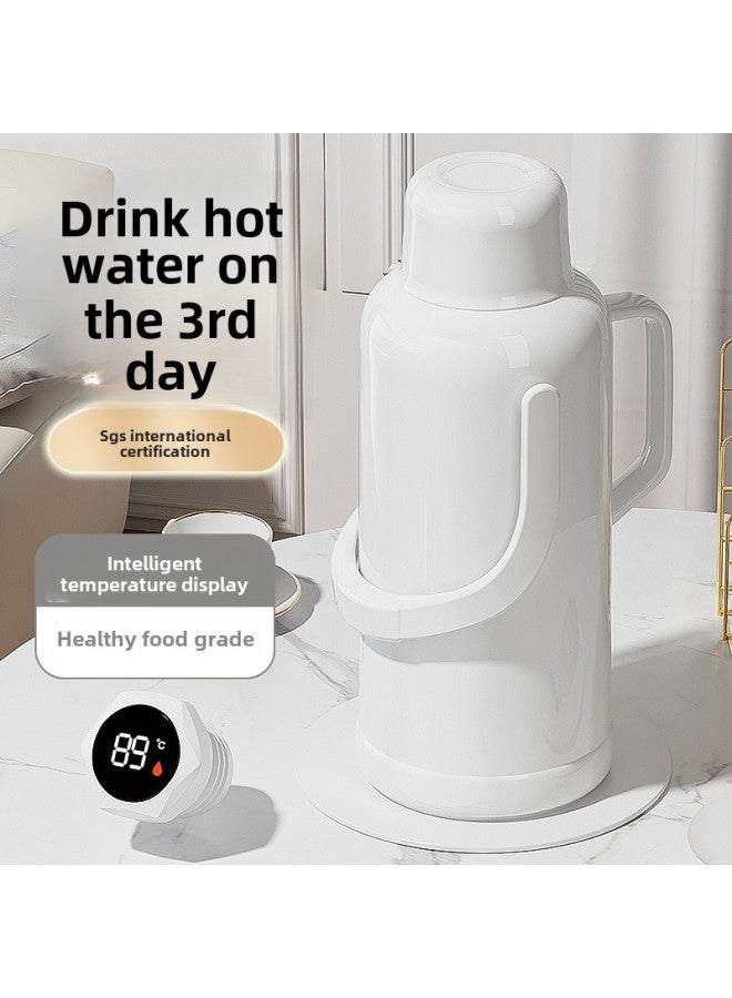 Heat Preservation Kettle Household Large Capacity Warm Kettle Warm Dormitory Student Hot Pot Old-fashioned Thermos Thermos Thermos Thermos-Color:2000ml ( 2kg Water) Comes With A One-year Warranty-Capacity:[green] Double-layer Silver-plated Vacuum Glass Liner Integrated Lid  - Image 3