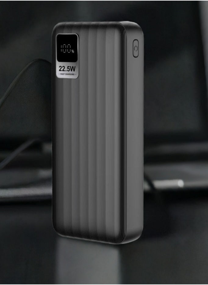 MATRIX S20-20000mAh Power Bank Fast Charging 22.5W- Black  - Image 1