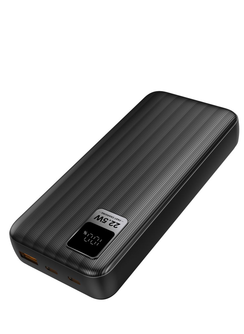 MATRIX S20-20000mAh Power Bank Fast Charging 22.5W- Black  - Image 2