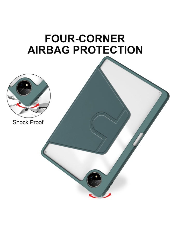 SANMUGEED Acrylic Rotating Tablet Cover Suitable for Huawei MatePad Pro 13.2inch 2023/2025 with Pen Holder Transparent Backplane Cover - Image 5