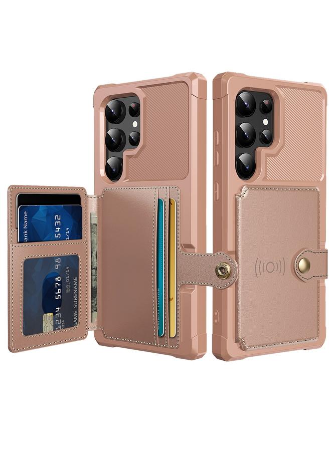 S-TOP Case For Samsung Galaxy S24 Ultra 5G Magnetic Wallet Card Bag Leather Phone Case - Image 1