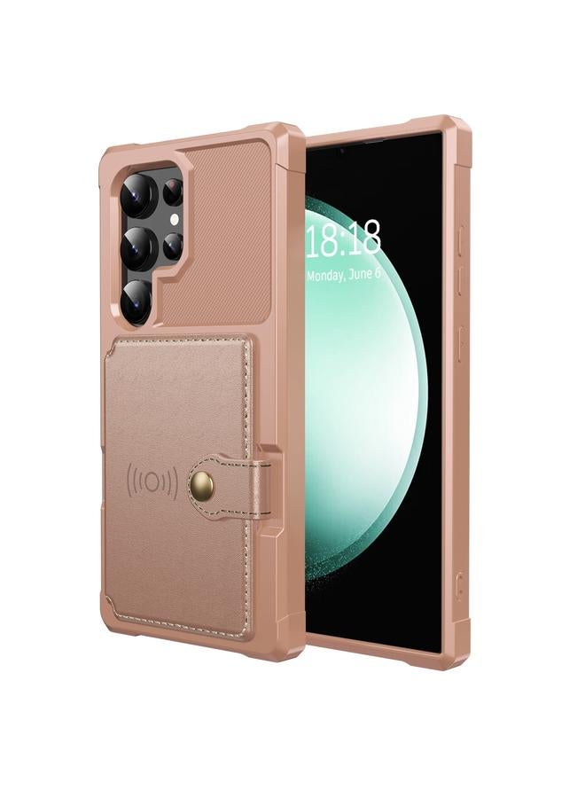 S-TOP Case For Samsung Galaxy S24 Ultra 5G Magnetic Wallet Card Bag Leather Phone Case - Image 2