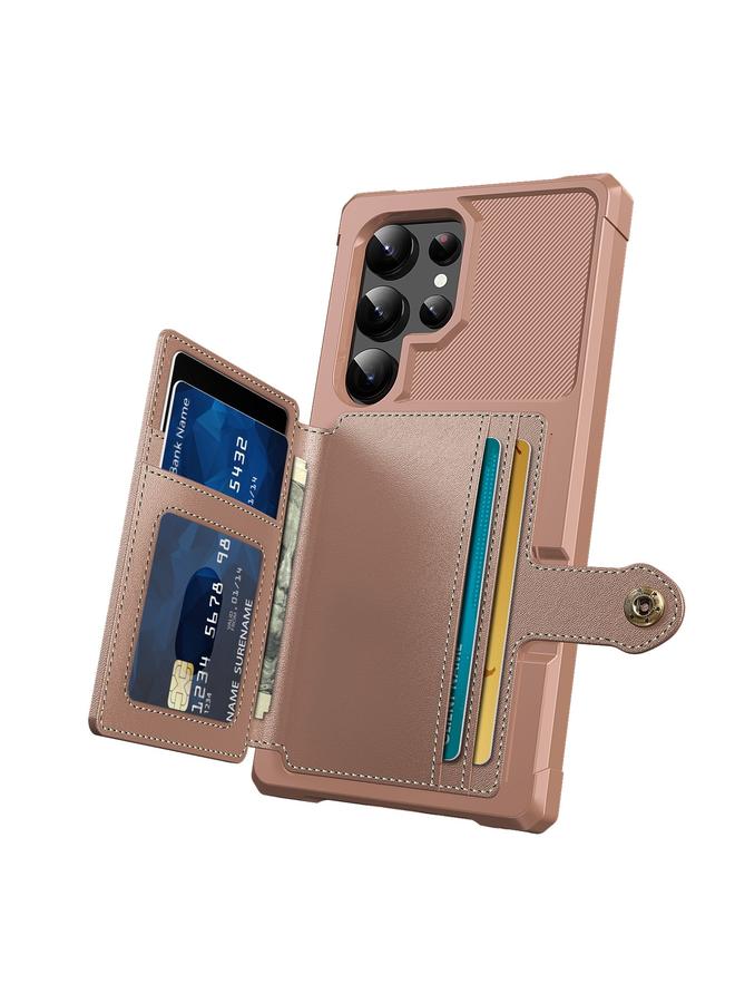 S-TOP Case For Samsung Galaxy S24 Ultra 5G Magnetic Wallet Card Bag Leather Phone Case - Image 3