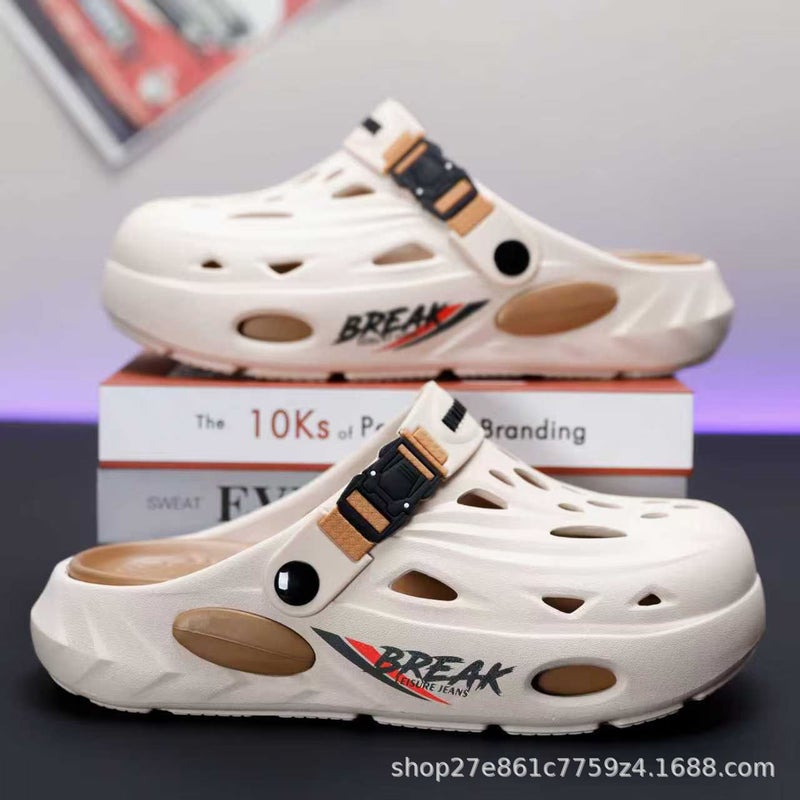 Hole Shoes for Men and Women - Indoor/Outdoor Wear, Trendy Sandals with Squeezable Comfort - Image 4