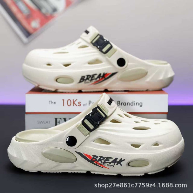 Hole Shoes for Men and Women - Indoor/Outdoor Wear, Trendy Sandals with Squeezable Comfort - Image 5