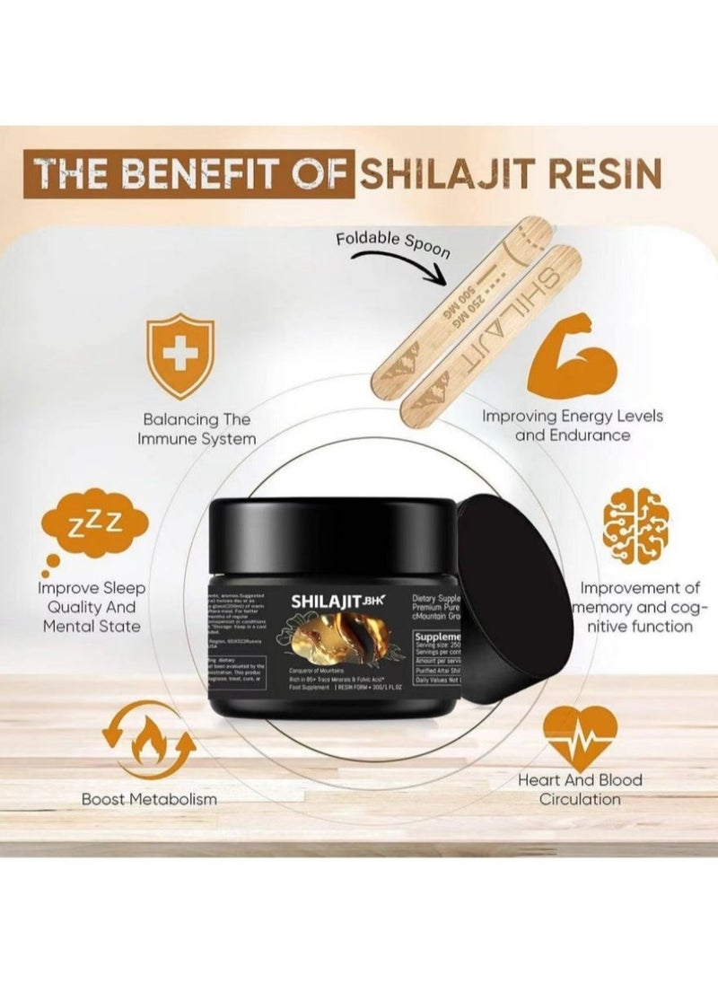 Shilajit RX Pure Himalayan Shilajit Resin High Potency Gold Grade for Men & Women| 75 Servings for Energy Boost & Immune Support, 85+ Trace Minerals, 75%+ Fulvic Acid  - Image 2