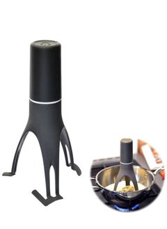 Automatic Triangle Stirrer, Adjustable Electric Hand Whisk Blender 3 Speeds Mixer Portable Kitchen Gadgets Stir Mixing Egg Beater for Frappe, Matcha, Hot Chocolate Black
