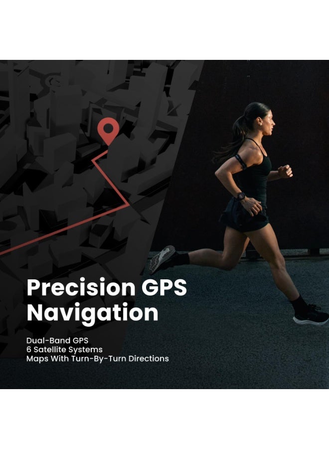 Amazfit 658 mAh Amazfit Balance 3 GPS Smartwatch, 48mm 1.5"AMOLED Sapphire Glass, Stainless Steel Case, 21-Day Battery, Flashlight, 64GB, Offline Maps, 10 ATM, 180+ Sports & HYROX Fitness Tracker for Android & iPhone Stainless Steel - Image 4