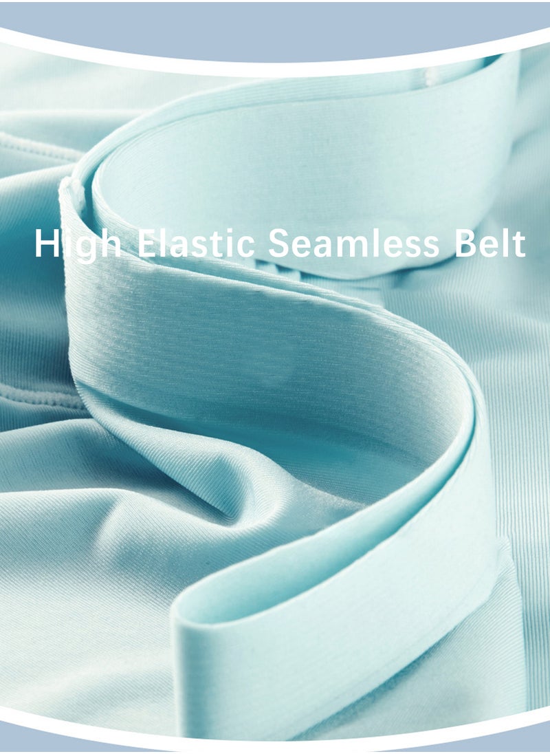 Generic - Men's Underwear Bullet Separation High Elastic No Trace Belt Summer Ice Silk Thin Section Breathable Youth Boxer Brief - Image 1