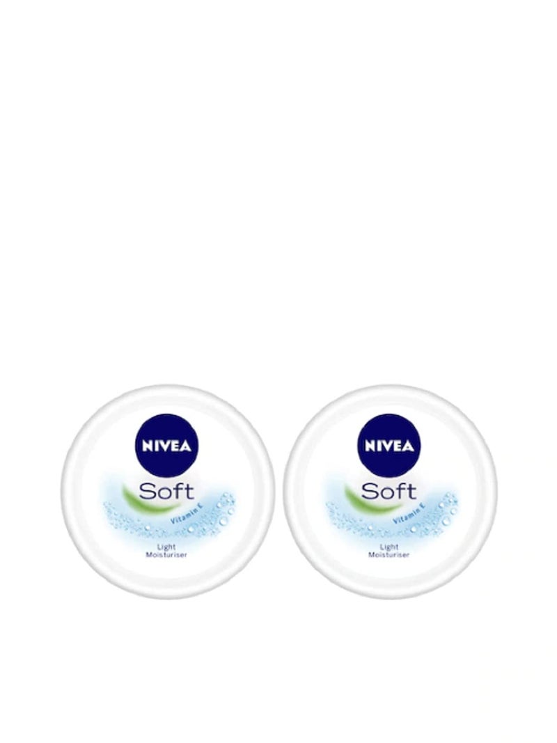 Nivea كريم نيفيا سوفت في علبة 100 مل عبوة من 2 - Image 1