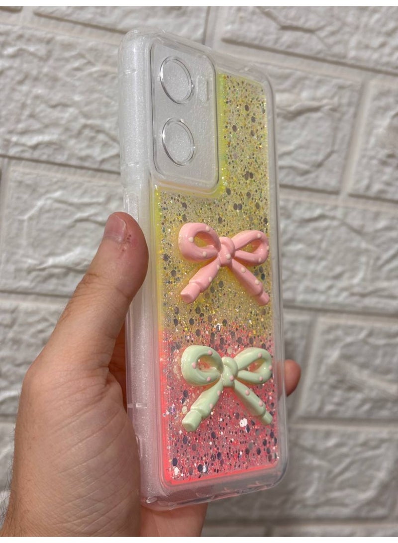 غطاء خلفي مع فيونكة، متوافق مع هاتف OPPO A57 / A77 - Image 2