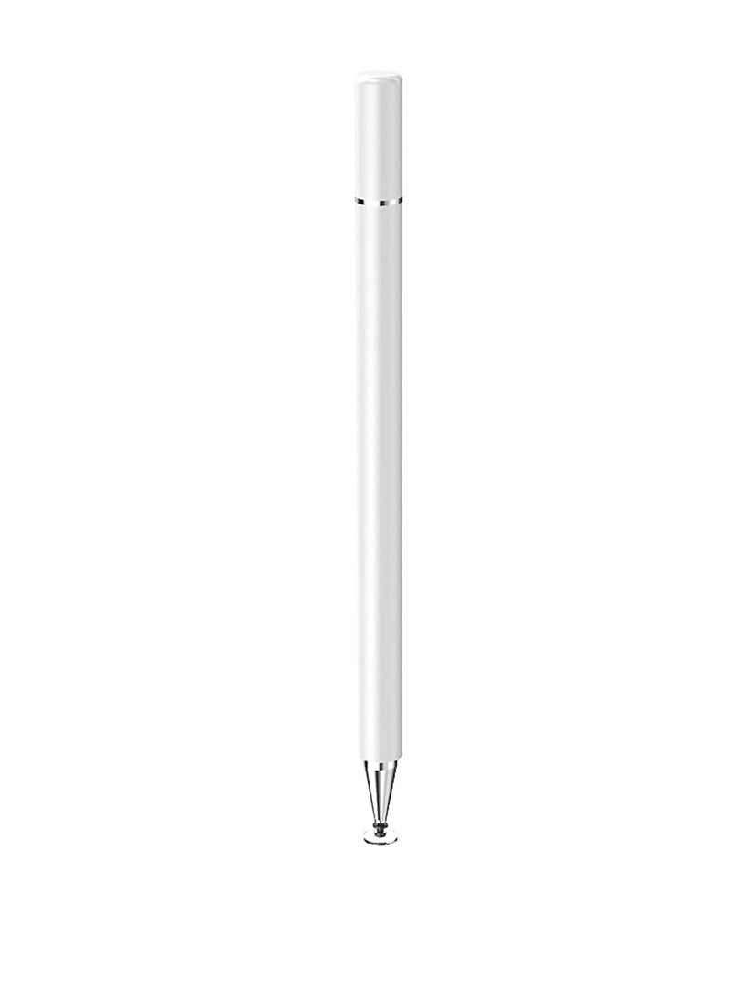 Stylus Pens for iPad Pencil Capacitive Pen High Sensitivity Fine Point Magnetism Cover Cap Universal for Apple/iPhone/Ipad pro/Mini/Air/Android/Microsoft/Surface and Other Touch Screens (White) - Image 1