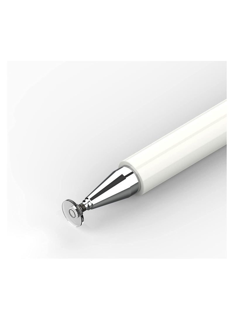 Stylus Pens for iPad Pencil Capacitive Pen High Sensitivity Fine Point Magnetism Cover Cap Universal for Apple/iPhone/Ipad pro/Mini/Air/Android/Microsoft/Surface and Other Touch Screens (White) - Image 2
