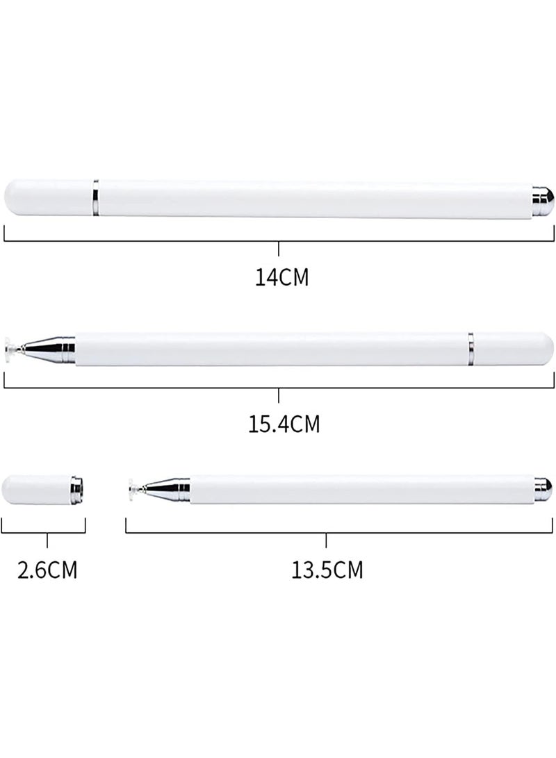 Stylus Pens for iPad Pencil Capacitive Pen High Sensitivity Fine Point Magnetism Cover Cap Universal for Apple/iPhone/Ipad pro/Mini/Air/Android/Microsoft/Surface and Other Touch Screens (White) - Image 3