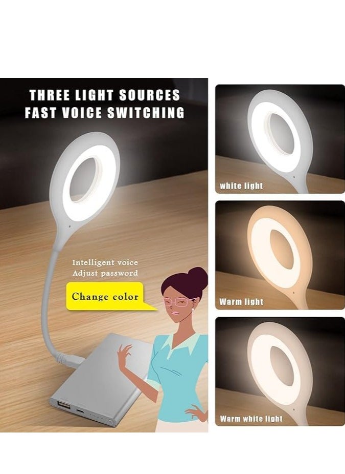 Spaceshoop USB Smart Voice Control Night Light Mini Portable Led Night Light Smart LED Night Lamp  - Image 1