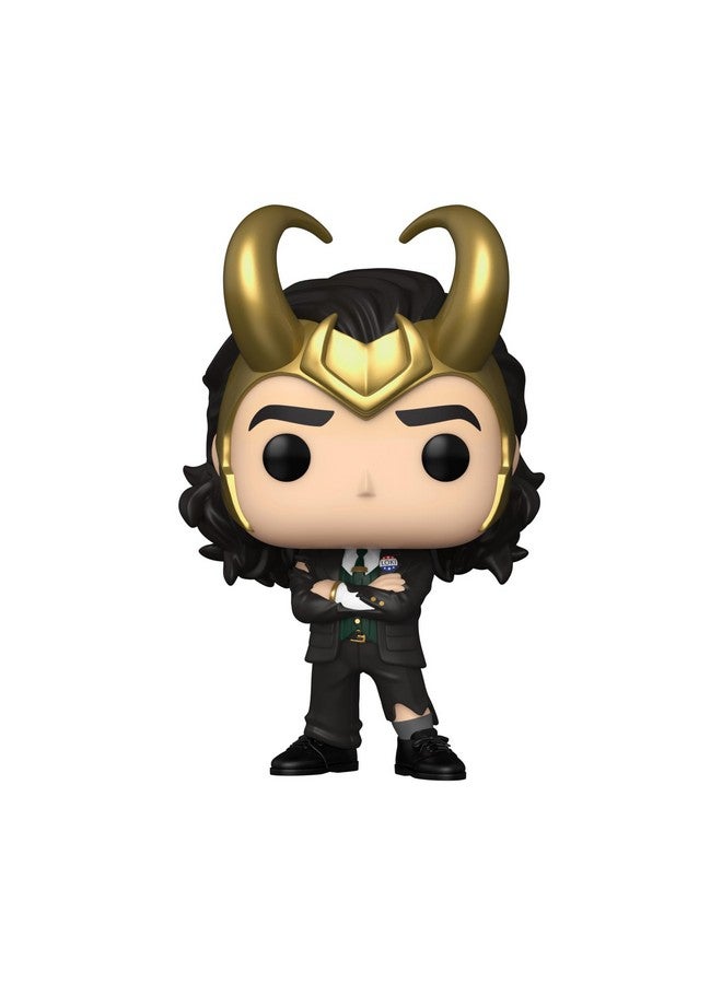 Funko فانكو بوب مارفل: لوكي - لوكي الرئيس تمثال فني من الفينيل - تمثال جمع - فكرة هدية - منتجات رسمية - ألعاب للأطفال والبالغين - لمحبي الأبطال الخارقين - نموذج لجمع المتعلقات - Image 2