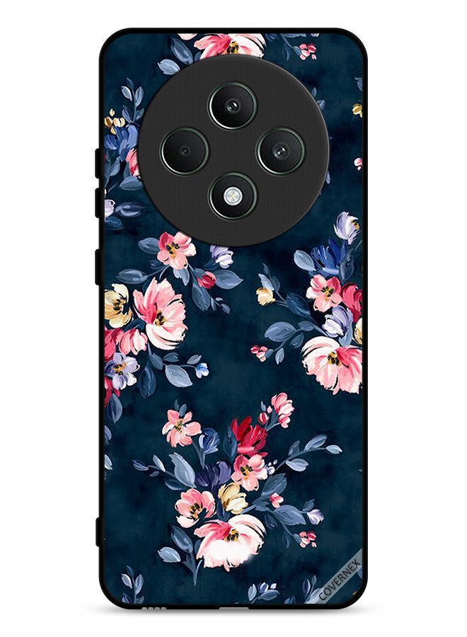 Covernex Oppo Reno12 F 4G Protective Case Cover Hand Painted Flowers  - Image 1