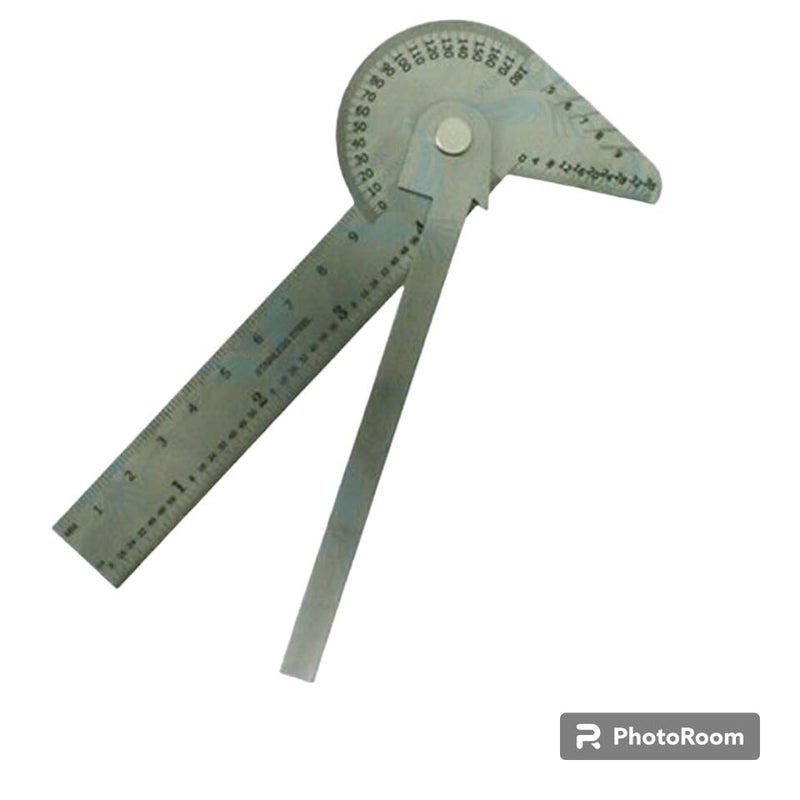 Multi Purpose Protractor Square Rule Center Finder Divider Drill Point Gauge - Image 3
