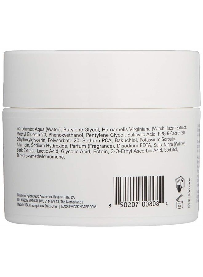 nassif md NassifMD Detox Pads Facial Radiance Pads, Glycolic Acid Pads, Face Exfoliating Pads Salicylic Acid Wipes, Facial Scrub Pads, BHA AHA Pads, Resurfacing Pads for Face (60 Count) - Image 4