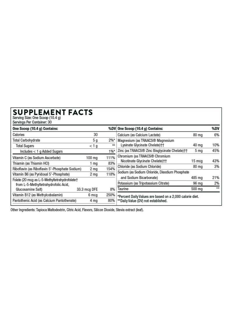 Thorne Catalyte Lemon Lime Flavored Electrolytes Dietary Supplement, 11.01 OZ 312 Grams  - Image 2