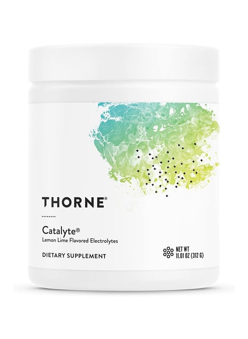 Thorne Catalyte Lemon Lime Flavored Electrolytes Dietary Supplement, 11.01 OZ 312 Grams  - Image 1
