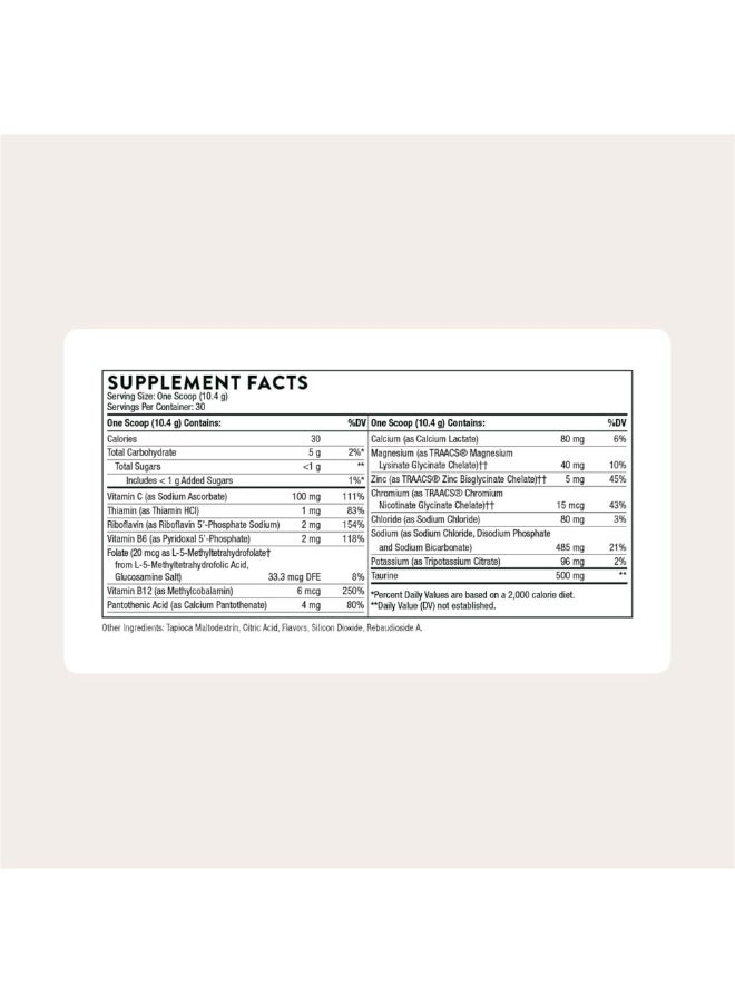 Thorne Catalyte - Lemon Lime Flavored Electrolytes - Dietary Supplement - Net wt 11.01 oz (312 g) - Image 2